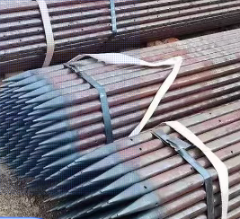 百色超前小导管预埋钢管出尖打孔焊倒刺无缝焊管厂